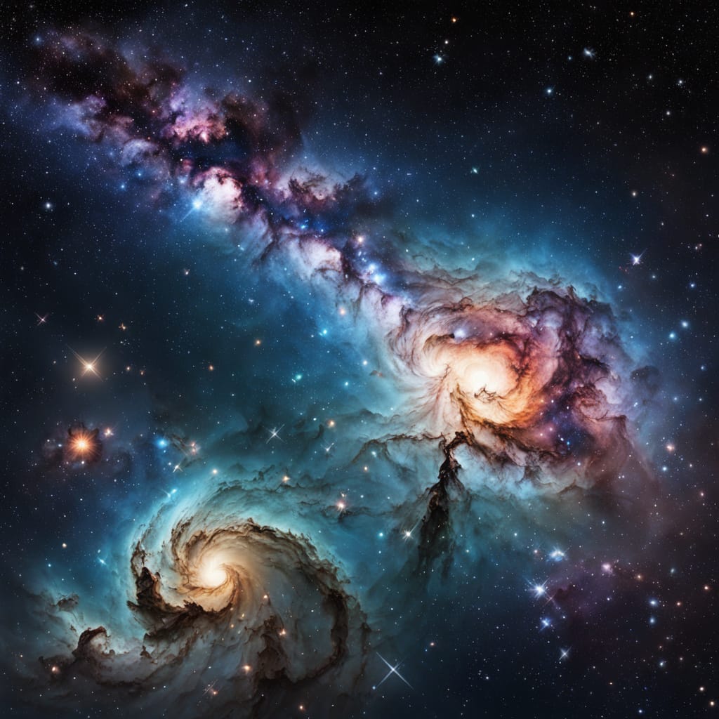 Space nebula 